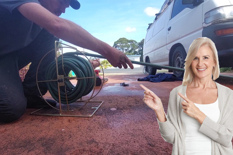 Hose packing marks the conclusion of a busy day of gutter rinsing for a merimbula pro.